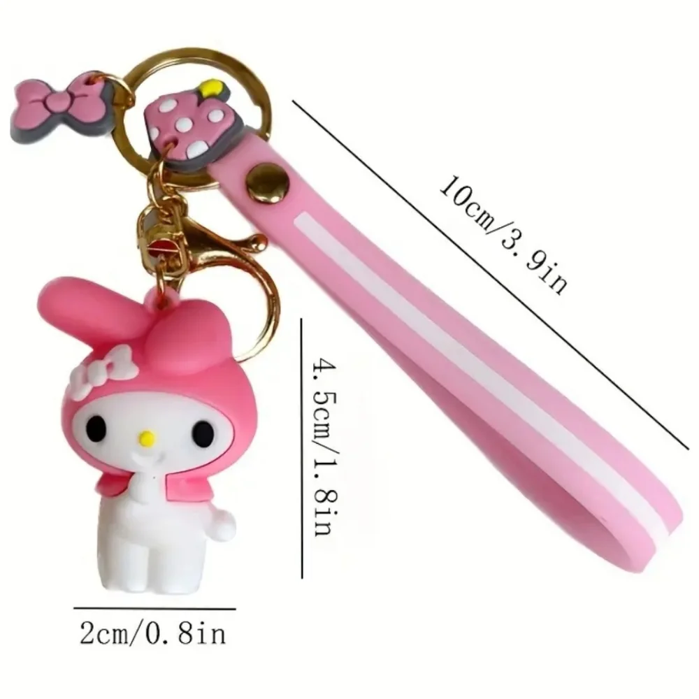 My Melody Pink Keychain Bag Charm